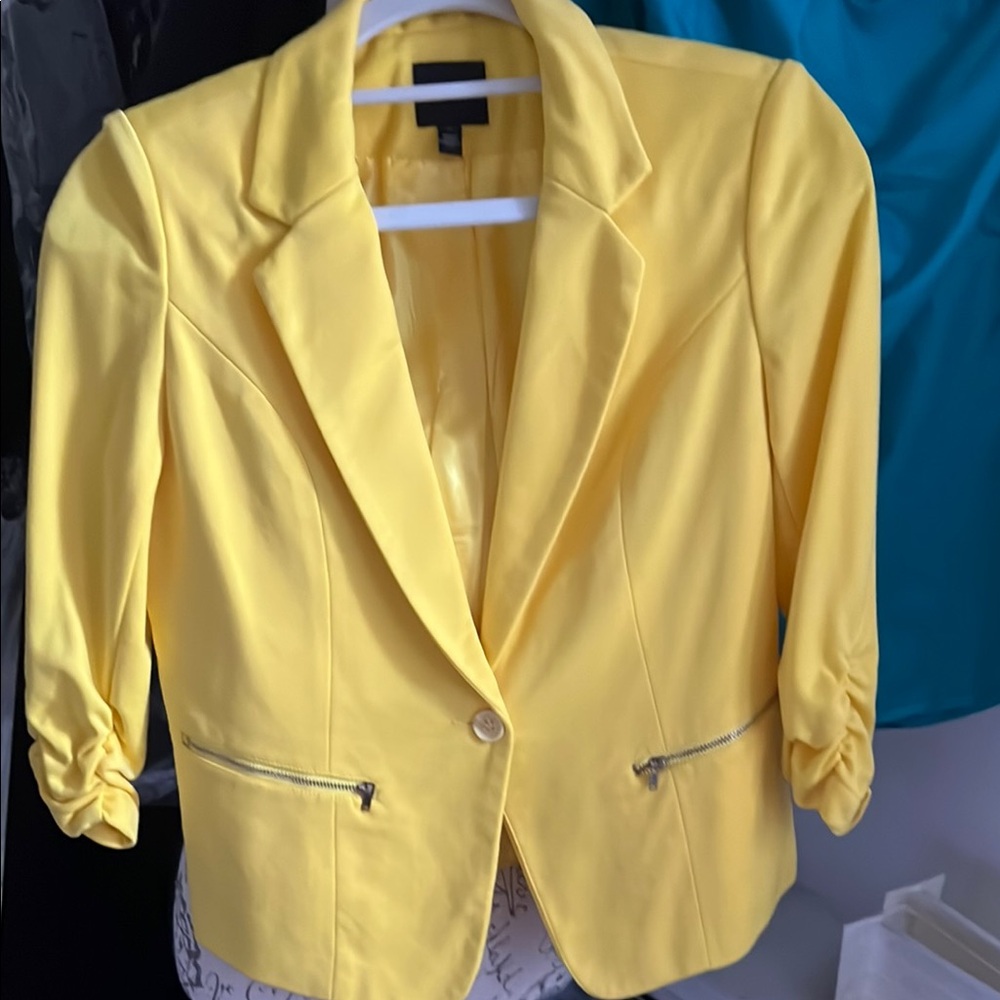 Yellow Women's Blazer